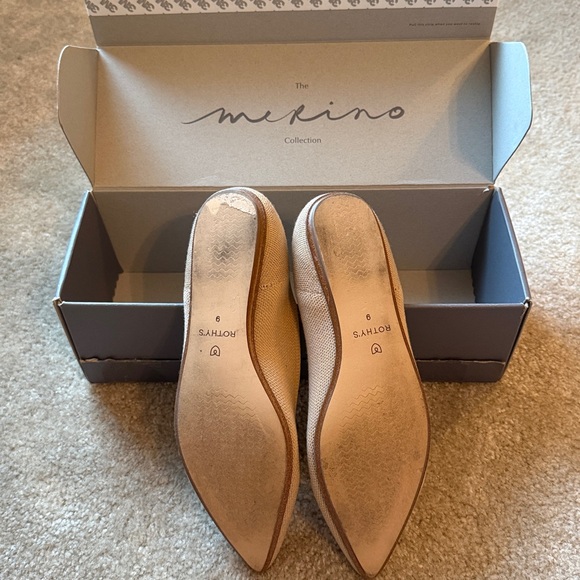 Rothy's Women's Beige Pointed Flats - Picture 2 of 4